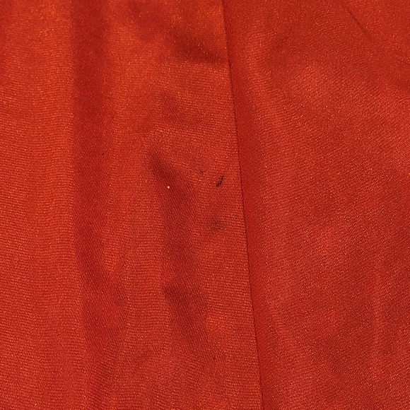 Vintage Joseph Magnin Rene' Red Lingerie Nightgown Floral Lace Trim Small Petite - Picture 7 of 11